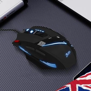 Wired Gaming Mouse 1200-1600-2400-3200 DPI Optical Mice for PC//Laptop - Picture 1 of 11