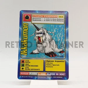 DIGIMON Digi-Battle Game TCG 1999 - Card ITA MB-12 1ED Ikkakumon - Picture 1 of 1