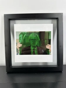 Foto firmada Magnum Photos Thomas Hoepker “Andy Warhol” 6”x6” - Imagen 1 de 4