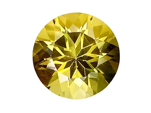 2.21Cts  YELLOW NATURAL BERYL(HELIODOR) ROUND CUT LOOSE GEMSTONES "SEE VIDEO" - Picture 1 of 3
