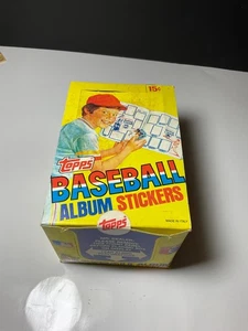 1981 Topps Baseball Unopened Album Sticker Box (100 Packs) - Picture 1 of 8