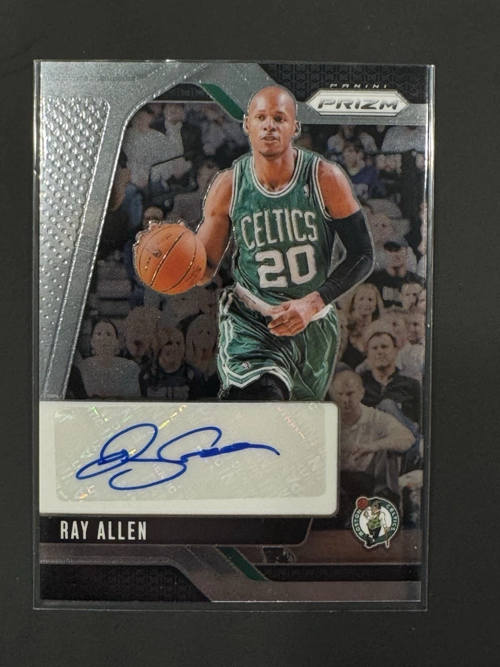2024-25 Panini Prizm Signatures Ray Allen #SIG-RYA Auto Salón de la fama Boston Celtics Foto 1 de 2