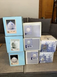 8- 1980's-90s Lladro Bola Navidad Christmas Balls In Boxes - Picture 1 of 24