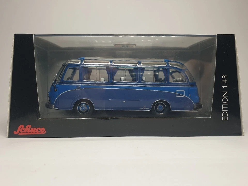 RARE DELETED MODEL! 1/43rd SCHUCO SETRA S6 1955, GENEVA SALON. MINT AND BOXED. - Image 1 of 4