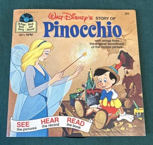 Walt Disneys Vorlesebuch & Schallplatte 33 1/3 Die Geschichte von Pinocchio # 311 Jahre... - Bild 1 von 6