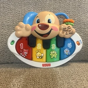 Fisher Price Laugh & Learn Puppy's Piano Light's Up Songs English / Spanish - Picture 1 of 5