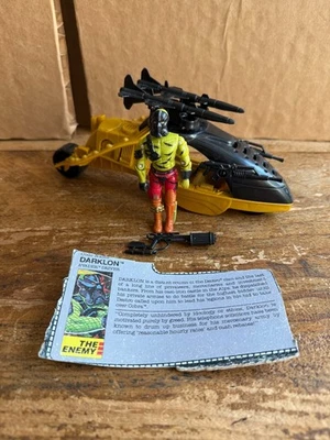 1988 G.I. Boneco de veículo Joe DARKLON'S EVADER Hasbro VINTAGE ARAH instruções - Imagem 1 de 4