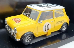 Solido 1/18 Scale Diecast 9001 - Mini Cooper S #10 Full Pressure - Yellow - Picture 1 of 5