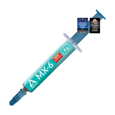 Pasta térmica ARCTIC MX-6 (4 g) Ultimate Performance para PC compuesto CPU Foto 1 de 4