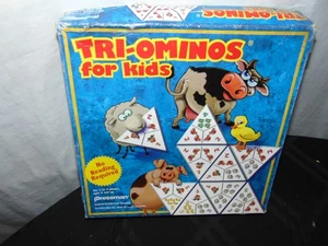 Vintage Pressman 1997 Tri-Ominos für Kinder komplett Alter 4+ 2-4 Spieler - Bild 1 von 6