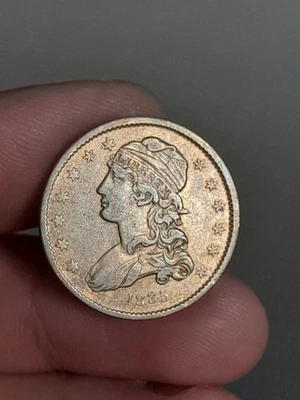 1835 Capped Bust Quarter XF+ - Image 1 of 4