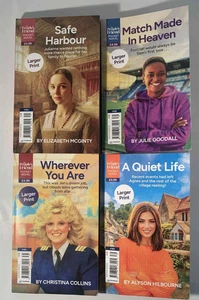 Lot x 4 The People's Friend's Paperback Pocket Novels Large Print - Imagen 1 de 7