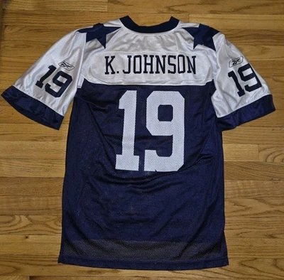 Keyshawn Johnson Dallas Cowboys Reebok Gridiron Classic Throwback Jersey Size M - Image 1 of 4
