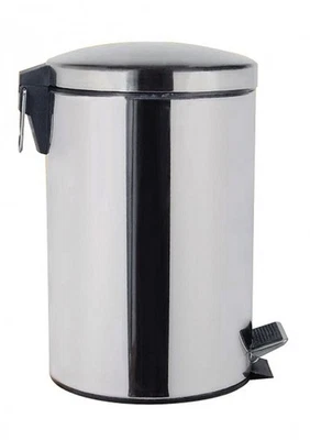 !!!B-Ware Edelstahl Treteimer 12L Mülleimer Abfalleimer - Bild 1 von 2