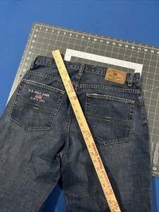 VTG US Polo Assn. Jeans Mens 32x30 Blue Faded / Distressed Baggy Wide-Leg Y2K - Picture 1 of 10