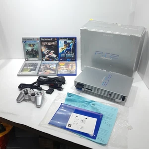 SONY SILBER PS2 KONSOLE Prestige Line BUNDLE SCPH- 50003 - Bild 1 von 9