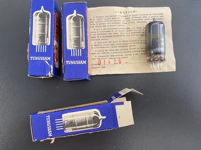 Tubo regulador de voltaje 85A2T Tungsram. NOS. Lote 3 piezas. Foto 1 de 1