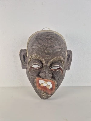 Authentische Guéré (Deangle) Holzmaske, Westafrika, Mitte 20. Jh., 27 cm - Bild 1 von 3