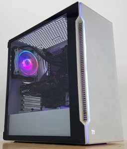Gaming PC i7-6700K 16GB RAM 512GB SSD RX 580 8GB Windows 11 Computer - Picture 1 of 7