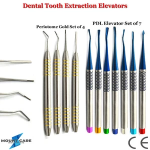 Dental Luxating Tooth Extracting Elevators Periodontal PDL Oral Implant Ligament - Picture 1 of 3