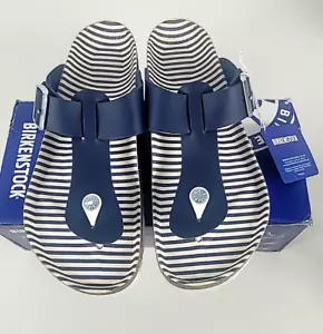 Neu im Karton - Birkenstock Damen-Sandalen MEDINA Birkoflor blau zulaufend Gr. 42/US 11 - Bild 1 von 8