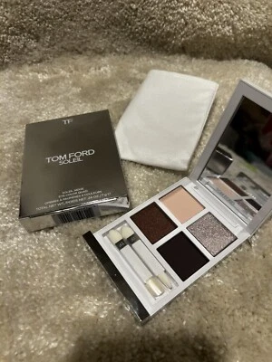 TOM FORD Soleil Neige Eye Color Quad Eyeshadow 01 Black Diamond 0.24 oz/7 g  NWB - Image 1 of 4