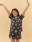 DISNEY Forever 21 MICKEY MOUSE 2-Piece Shirt & Shorts Pajama Set girls-A1