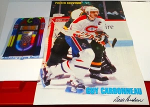 Guy Carbonneau montreal canadiens hockey nhl Old magazine poster - Picture 1 of 4