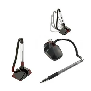 X Stylo-Plume Établi Avec Bloque Note Porte-Plume Base Adhésif Support Bfr Poste - Afbeelding 1 van 1