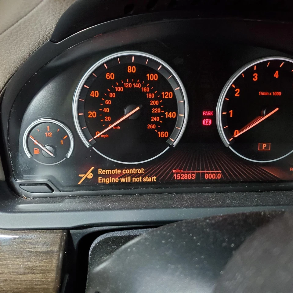 BMW BMW 750i Speedometer (cluster), (4.4L, twin turbo), MPH 12 - Изображение 1 из 1