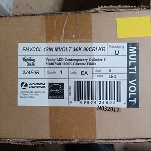 Lithonia FMVCCL 12" MVolt 30k LED Contemporary Vanity Light - Picture 1 of 1