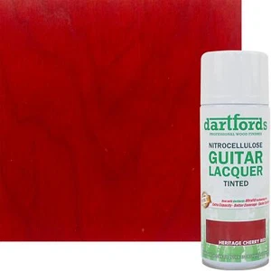 Laca para guitarra Dartfords Heritage rojo cereza nitrocelulosa 400 ml aerosol - Imagen 1 de 3