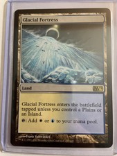 Magic the Gathering Core Set 2012 M12 Glacial Fortress Near Mint Condition Rare