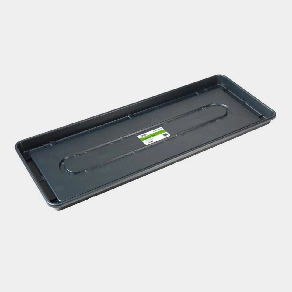 Stewarts 100cm Black Plastic Essentials Growbag Tray SALE - Image 1 of 1