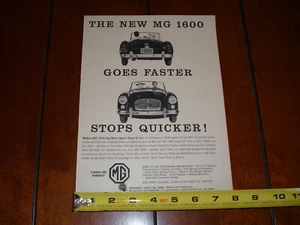 1960 MG 1600 ORIGINAL AD - Picture 1 of 4