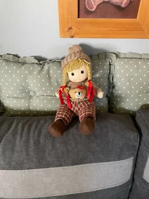 POUPÉE AUTOMATE MUSICALE A REMONTOIR (mélodie "Une histoire d'amour") - Photo 1/4