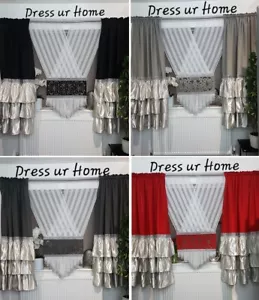 Amazing set voile curtain panel with curtains flounce design novelty - Picture 1 of 13