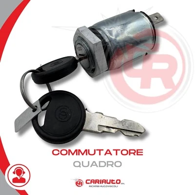 Blocchetto Accensione Quadro Commutatore 3 Poli per Fiat Vecchia 500 Epoca 126 - Immagine 1 di 3