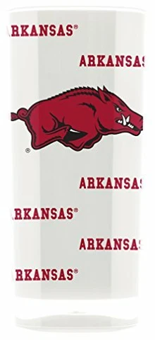 Arkansas Razorbacks Acrylic Square NCAA Tumbler Cover