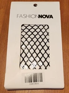 Fashion Nova Look And See Fishnet Tight-Black Stockings MMK2902 OS - Picture 1 of 2