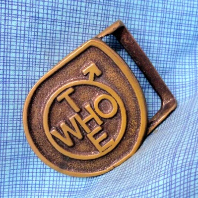 Vestido Promocional The Who Hebilla Cinturón Banda de Rock Inglesa Firmado B Oeste 1981 De Colección .NOX506 Foto 1 de 4