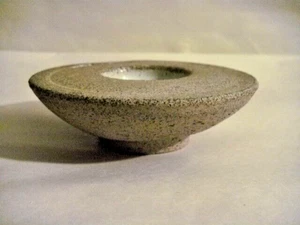 MOLLE KRUKMAKERI & CAFFE STONE OIL BOWL CUP SWEDEN EUROPEAN 3 1/4" SOUVENIR - Picture 1 of 8