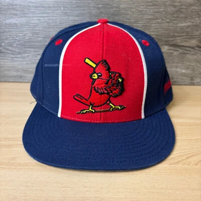 Vintage St Louis Cardinals Hat Fitted 7 5/8 Blue MLB Baseball Mitchell & Ness - Image 1 of 4