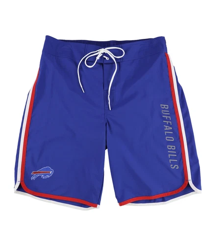 NFL Mens Bufflo Bills Swim Bottom Trunks, Blue, Large Cover