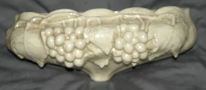 Vintage Ceramic Sculpted Glazed Wall Planter and Sconce for Indoor or Outdoor  - Picture 1 of 6