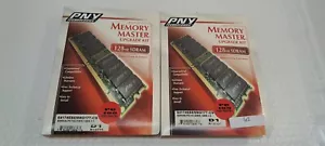 2x PNY Technologies Memory Master Upgrade Kit 128MB SDRAM - Picture 1 of 5