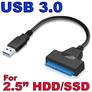 SATA -USB 3.0 to External Converter Adapter Cable Lead for 2.5" HDD SSD SATA III - Picture 1 of 8