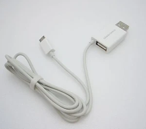 PLANTRONICS USB CHARGE CABLE White for MARQUE 1, 2 M155 & M165 BLUETOOTH HEADSET - Picture 1 of 1