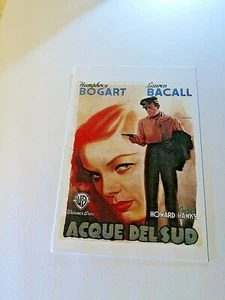 1944 Acque Del Sud Humphrey Bogart WB Film/Movie Promotional Print Postcard - Picture 1 of 7