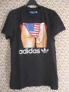 Tee Shirt Adidas originals trefoil American Flag bikini USA Homme - S - Foto 1 di 6
